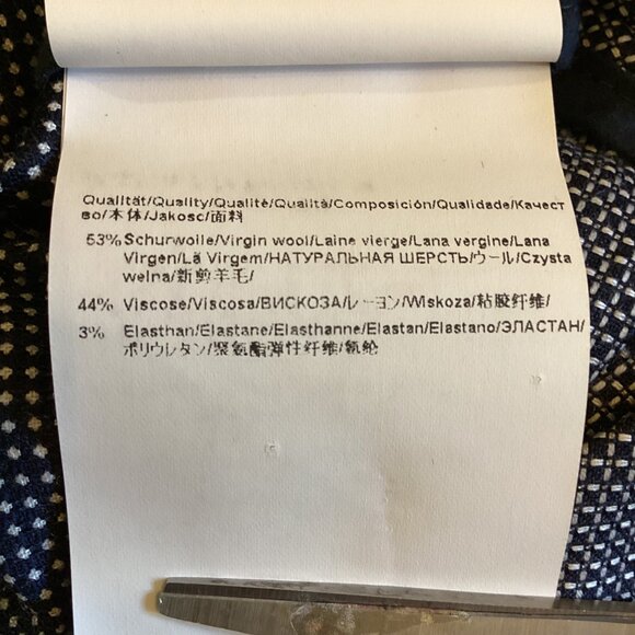 Hugo Boss Wool‎ Blend Womens Dress Pants Size 10 Regular Fit Trousers - Picture 10 of 10